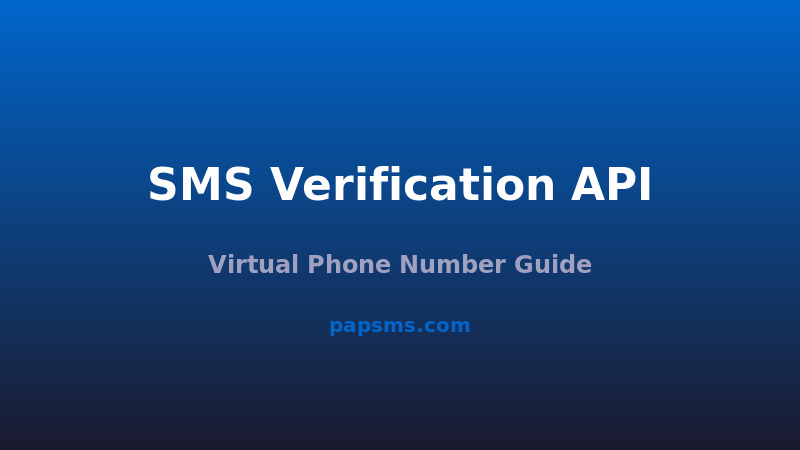 SMS Verification API Guide for Developers - PapSMS | Pap SMS